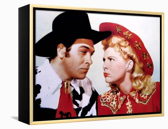 Annie Get Your Gun, Betty Hutton, Howard Keel, 1950-null-Framed Stretched Canvas