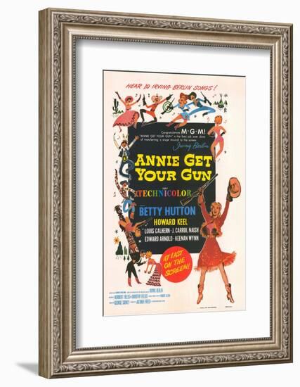 Annie Get Your Gun - Movie Poster Reproduction-null-Framed Photo