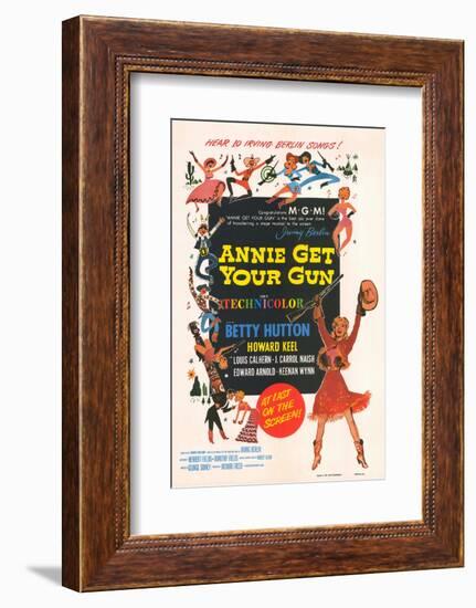 Annie Get Your Gun - Movie Poster Reproduction-null-Framed Photo