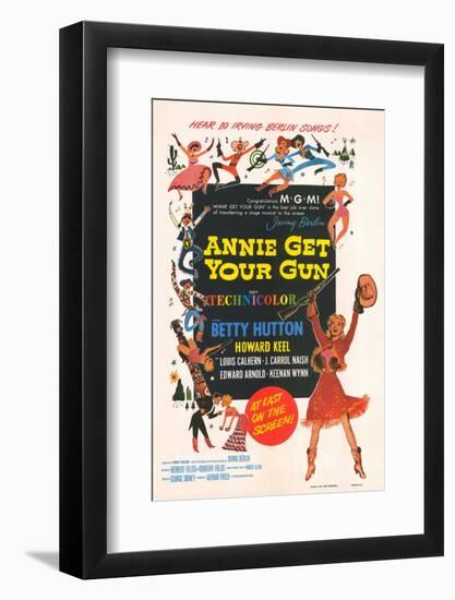 Annie Get Your Gun - Movie Poster Reproduction-null-Framed Photo