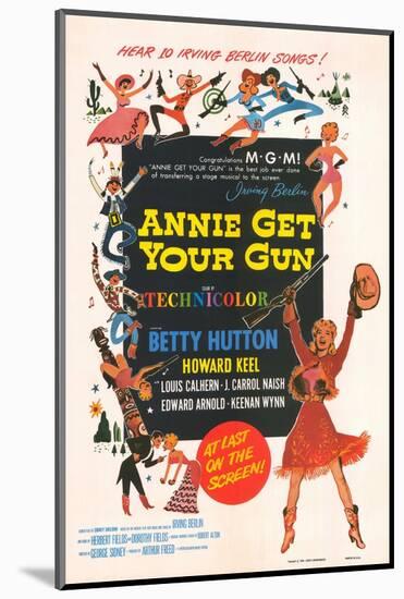 Annie Get Your Gun - Movie Poster Reproduction-null-Mounted Photo