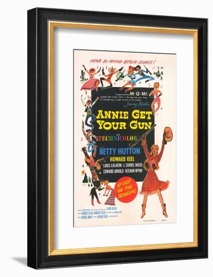 Annie Get Your Gun - Movie Poster Reproduction-null-Framed Photo