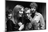 ANNIE HALL, 1977 directed by Woody Allen Diane Keaton, Woody Allen and Tony Roberts (b/w photo)-null-Mounted Photo