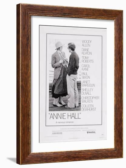 Annie Hall, Diane Keaton, Woody Allen, 1977-null-Framed Art Print