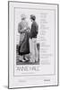 Annie Hall, Diane Keaton, Woody Allen, 1977-null-Mounted Art Print