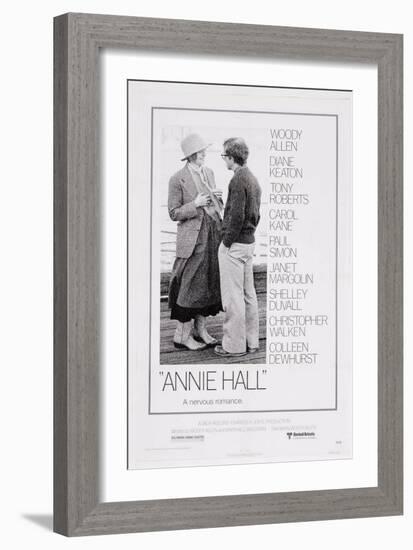 Annie Hall, Diane Keaton, Woody Allen, 1977-null-Framed Premium Giclee Print