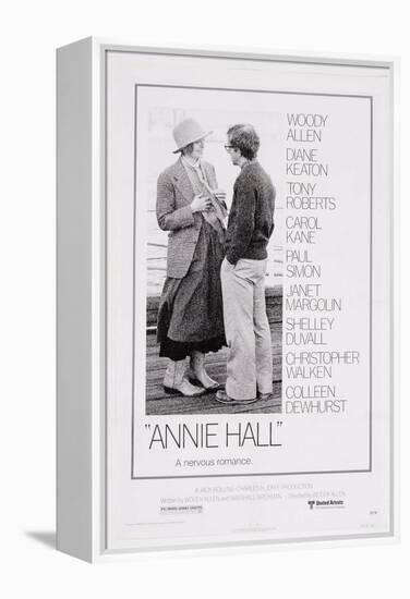 Annie Hall, Diane Keaton, Woody Allen, 1977-null-Framed Stretched Canvas