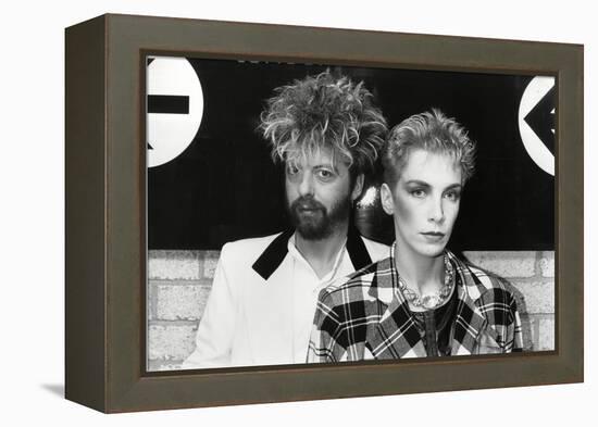 Annie Lennox and Dave Stewart the Eurythmics-Associated Newspapers-Framed Stretched Canvas