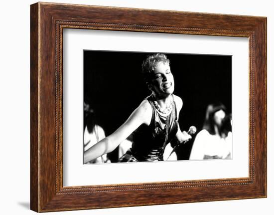 Annie Lennox on Stage-Associated Newspapers-Framed Photo