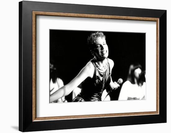 Annie Lennox on Stage-Associated Newspapers-Framed Photo