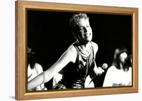 Annie Lennox on Stage-Associated Newspapers-Framed Stretched Canvas