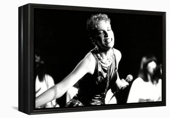 Annie Lennox on Stage-Associated Newspapers-Framed Stretched Canvas