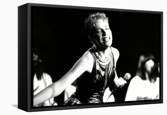 Annie Lennox on Stage-Associated Newspapers-Framed Stretched Canvas