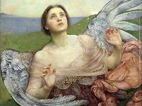 Oceanid (Oil on Canvas)-Annie Louisa Swynnerton-Giclee Print