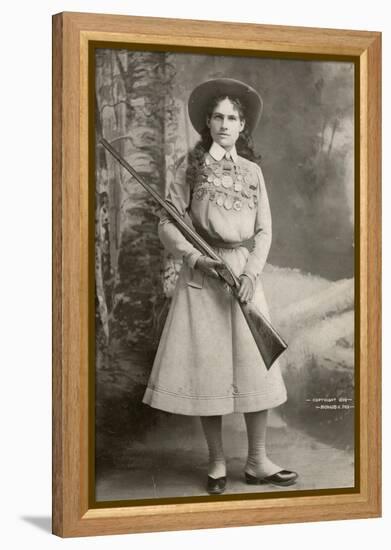 Annie Oakley, 1899-Richard K. Fox-Framed Premier Image Canvas