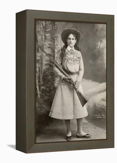 Annie Oakley, 1899-Richard K. Fox-Framed Premier Image Canvas