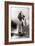 Annie Oakley Shooting over Shoulder-null-Framed Photographic Print