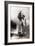 Annie Oakley Shooting over Shoulder-null-Framed Photographic Print