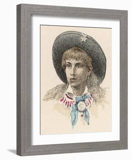 Annie Oakley-Jules Garnier-Framed Photographic Print