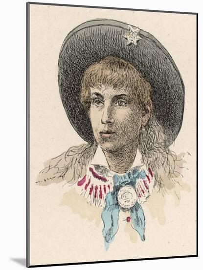 Annie Oakley-Jules Garnier-Mounted Photographic Print