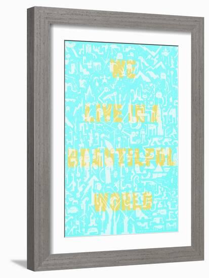 Annimo Beautiful World-null-Framed Art Print