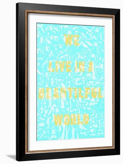 Annimo Beautiful World-null-Framed Art Print