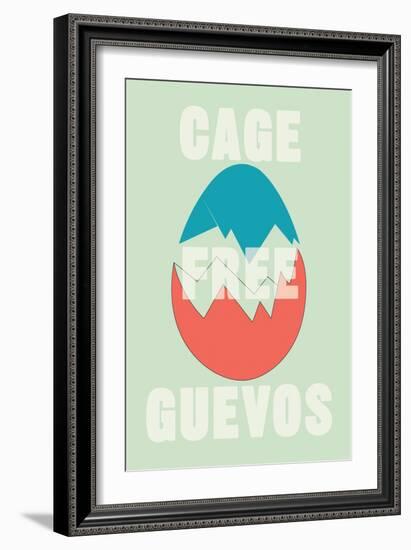 Annimo Cage Free Guevos-null-Framed Premium Giclee Print