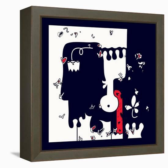 Annimo Down Here-null-Framed Stretched Canvas