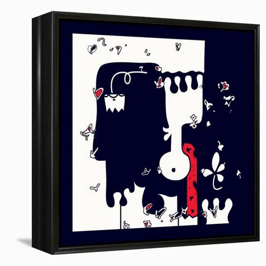 Annimo Down Here-null-Framed Stretched Canvas