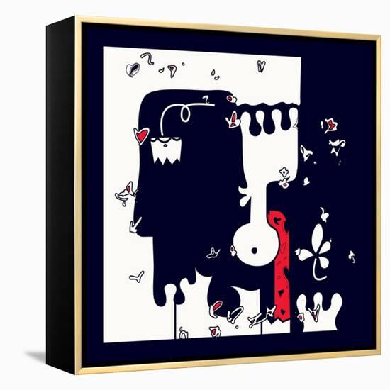 Annimo Down Here-null-Framed Stretched Canvas