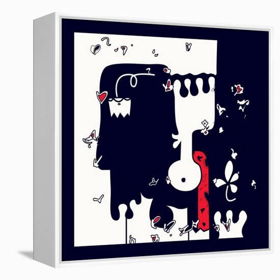 Annimo Down Here-null-Framed Stretched Canvas