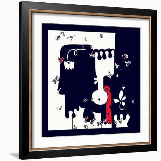 Annimo Down Here-null-Framed Premium Giclee Print