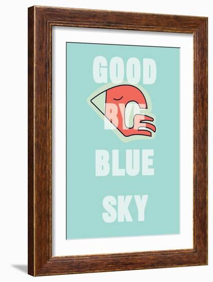 Annimo Goodbye Blue Sky-null-Framed Premium Giclee Print