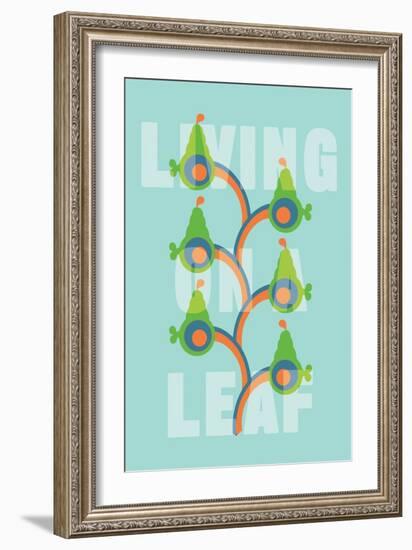 Annimo Living On a Leaf-null-Framed Art Print