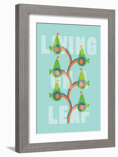Annimo Living On a Leaf-null-Framed Art Print