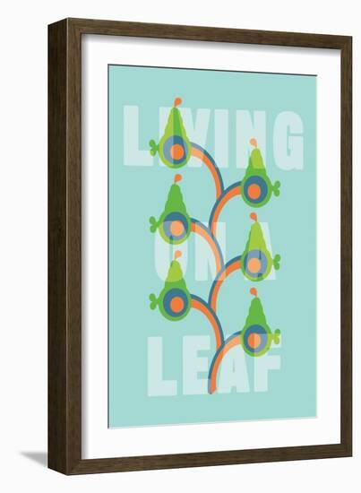 Annimo Living On a Leaf-null-Framed Art Print