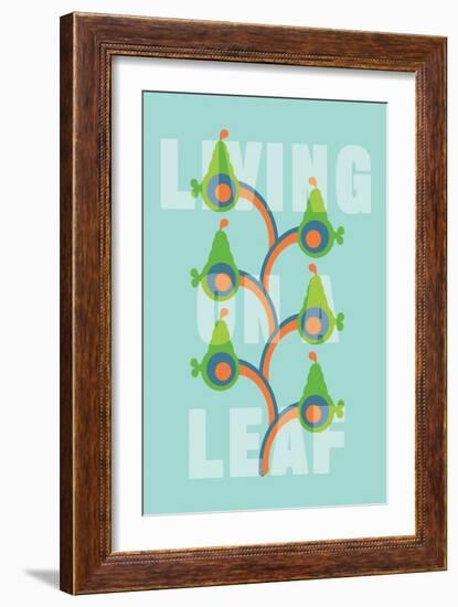 Annimo Living On a Leaf-null-Framed Art Print