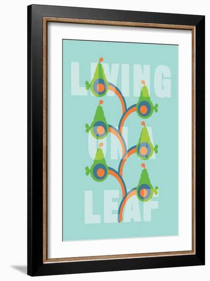 Annimo Living On a Leaf-null-Framed Art Print