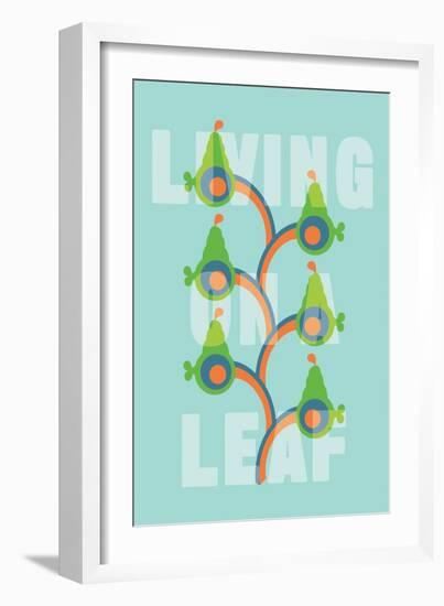 Annimo Living On a Leaf-null-Framed Art Print