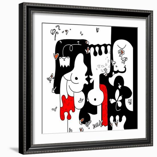 Annimo Lovers In Japan-null-Framed Art Print