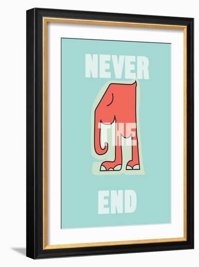 Annimo Never The End-null-Framed Art Print