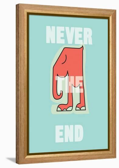 Annimo Never The End-null-Framed Stretched Canvas