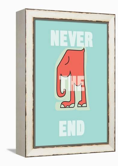 Annimo Never The End-null-Framed Stretched Canvas