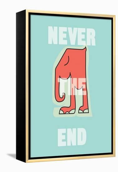 Annimo Never The End-null-Framed Stretched Canvas