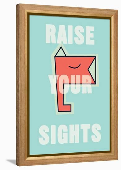 Annimo Raise Your Sights-null-Framed Stretched Canvas