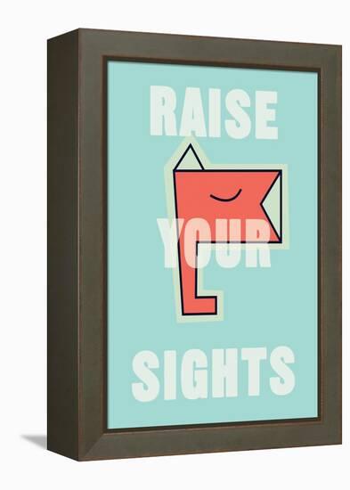 Annimo Raise Your Sights-null-Framed Stretched Canvas