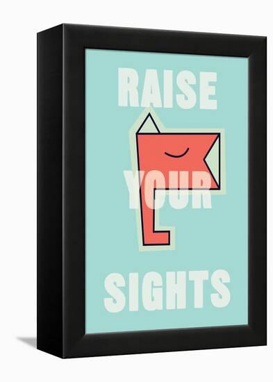 Annimo Raise Your Sights-null-Framed Stretched Canvas