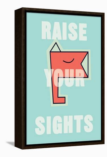 Annimo Raise Your Sights-null-Framed Stretched Canvas