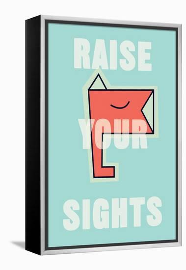 Annimo Raise Your Sights-null-Framed Stretched Canvas