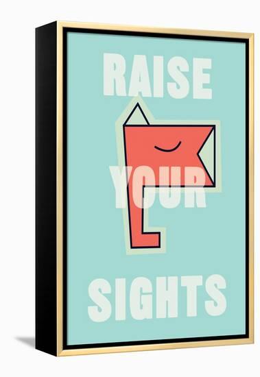 Annimo Raise Your Sights-null-Framed Stretched Canvas